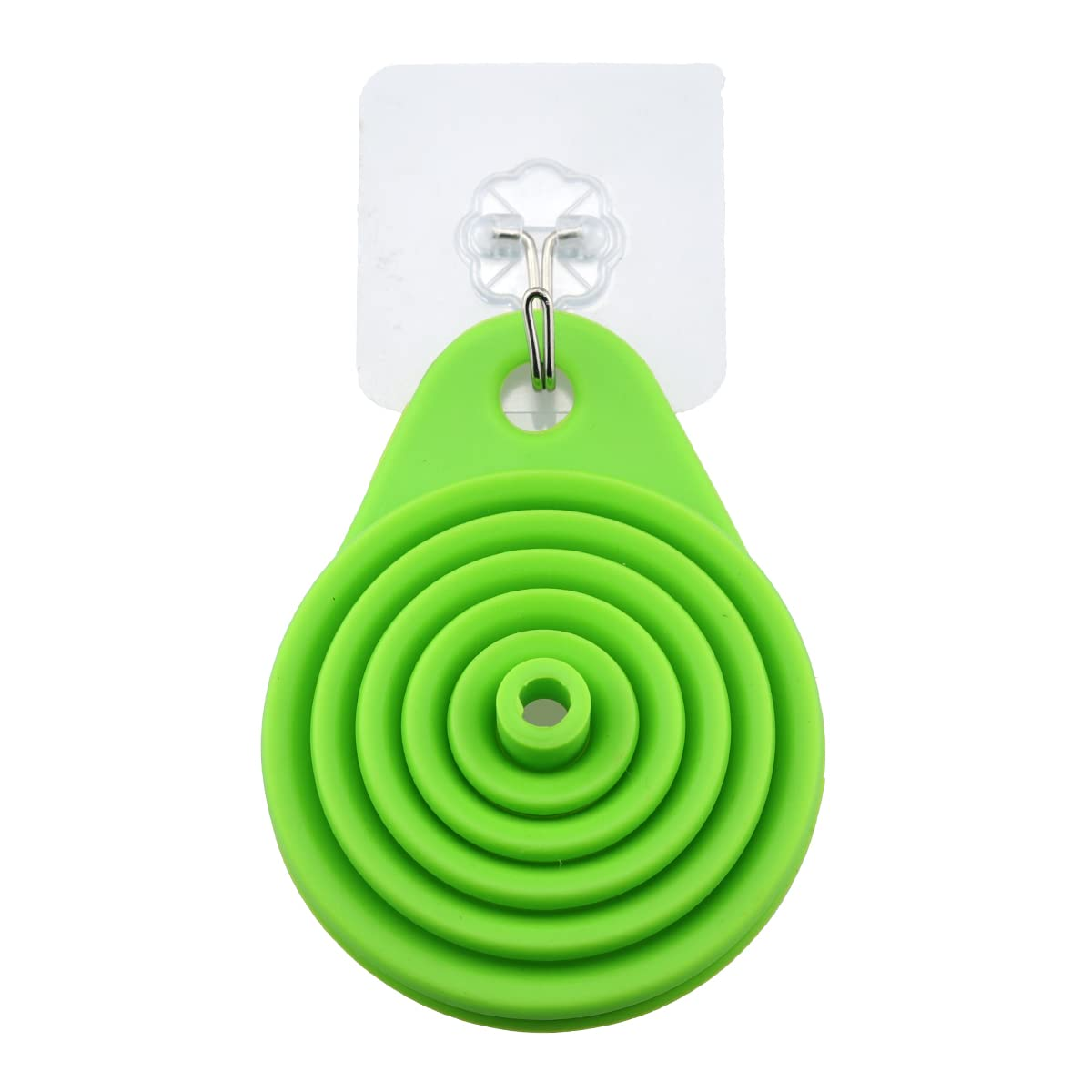 Kitchen Funnels Silicone Collapsible with Self-Adhesive Hooks for Filling Bottles Liquid Water Powder Oil Transfer image number 2