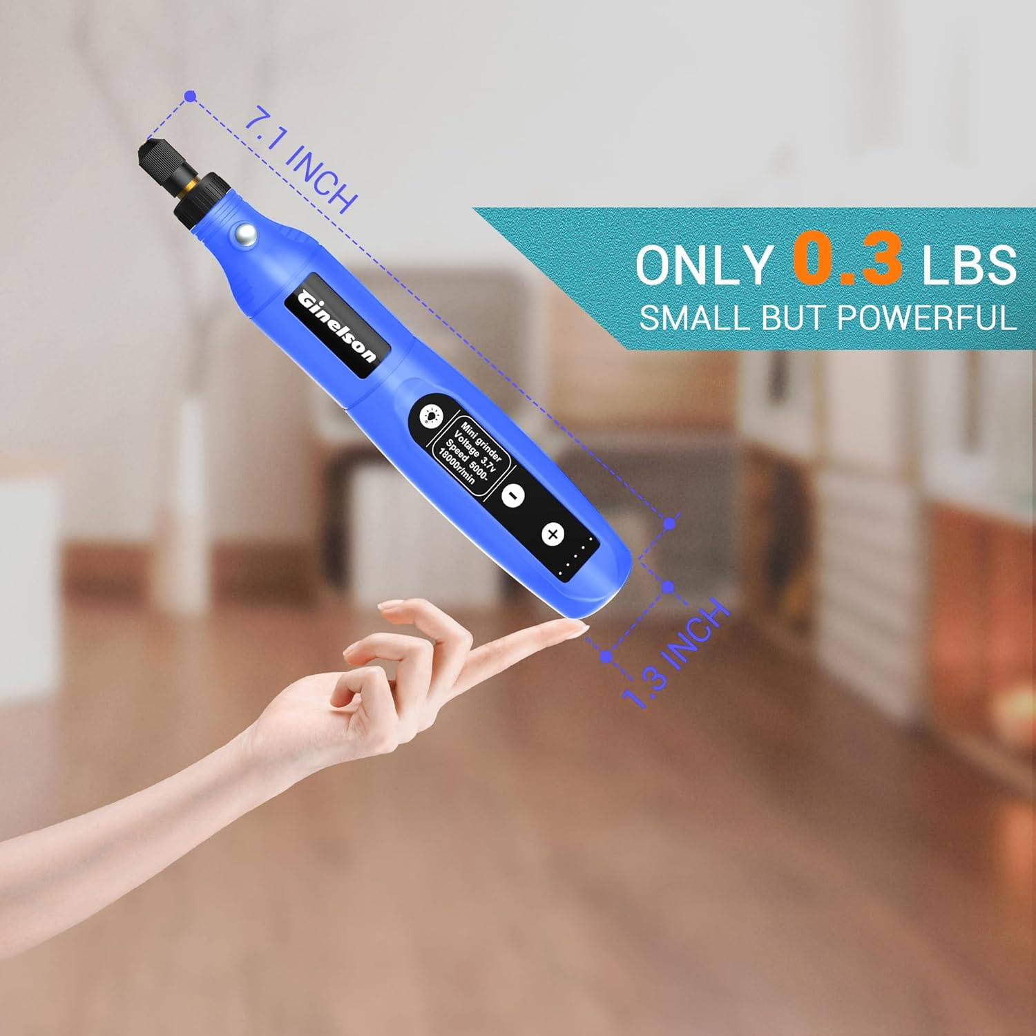 Cordless Rotary Tool, 5 Variable Speed Mini Rotary Tool Kit with 70 Accessories, 3.7V Type-C Charging Power Rotary Tool for Engraving, Sanding, Polishing, Carving, Cutting, DIY Crafts