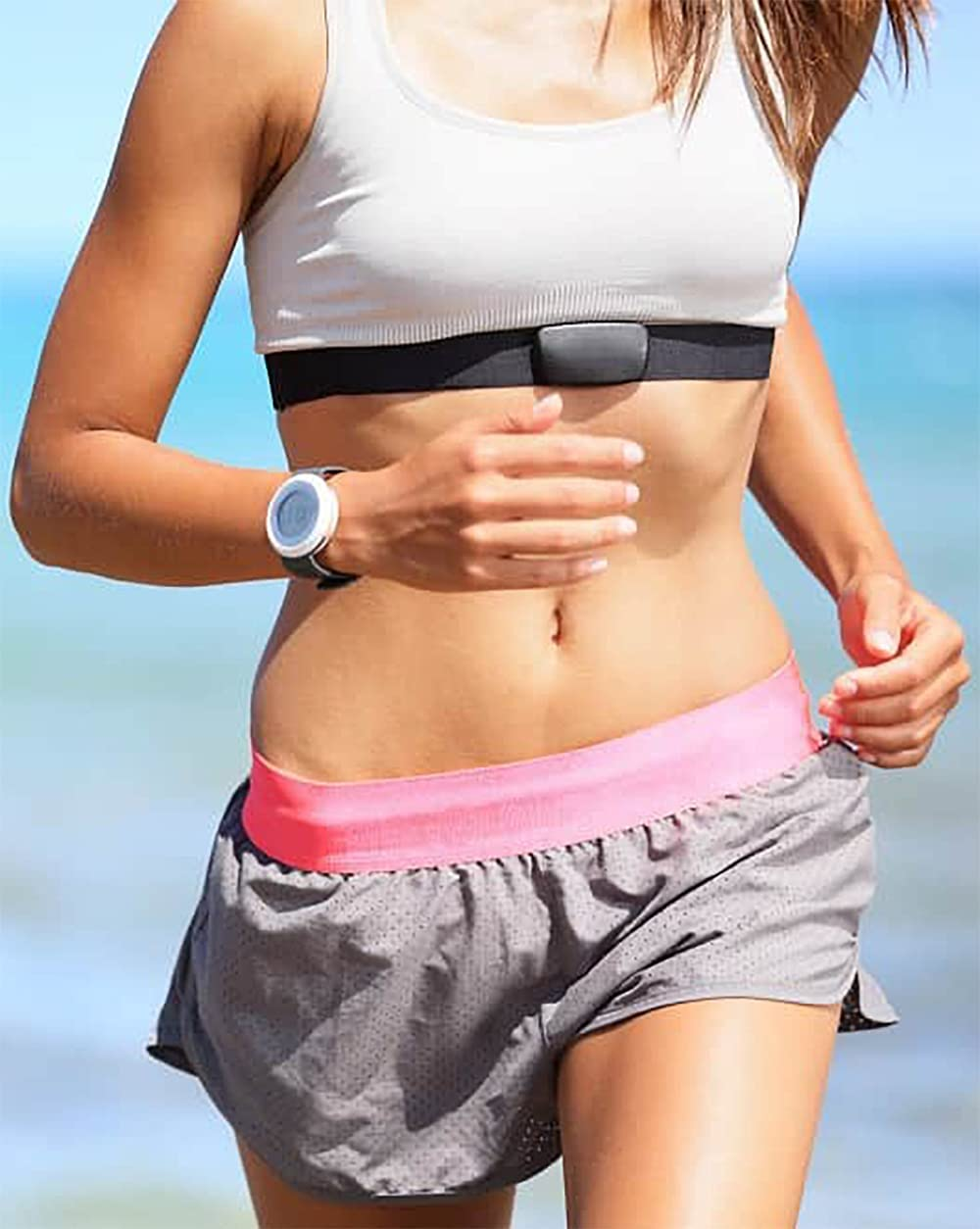 Heart Rate Monitor Soft Strap Replacement | Universal Replacement for Garmin, Wahoo Tickr and Polar H7 HRM Transmitters image number 2