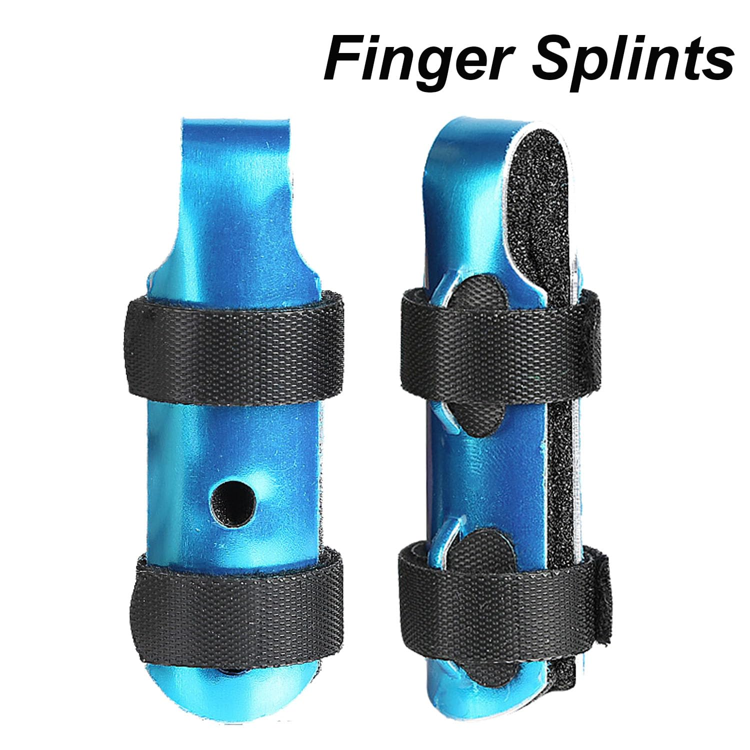 3-Size Metal Finger Splints, Aluminum Finger Support Brace for Trigger Finger Broken Finger, Mallet Finger Splint Straightening for Arthritis image number 2