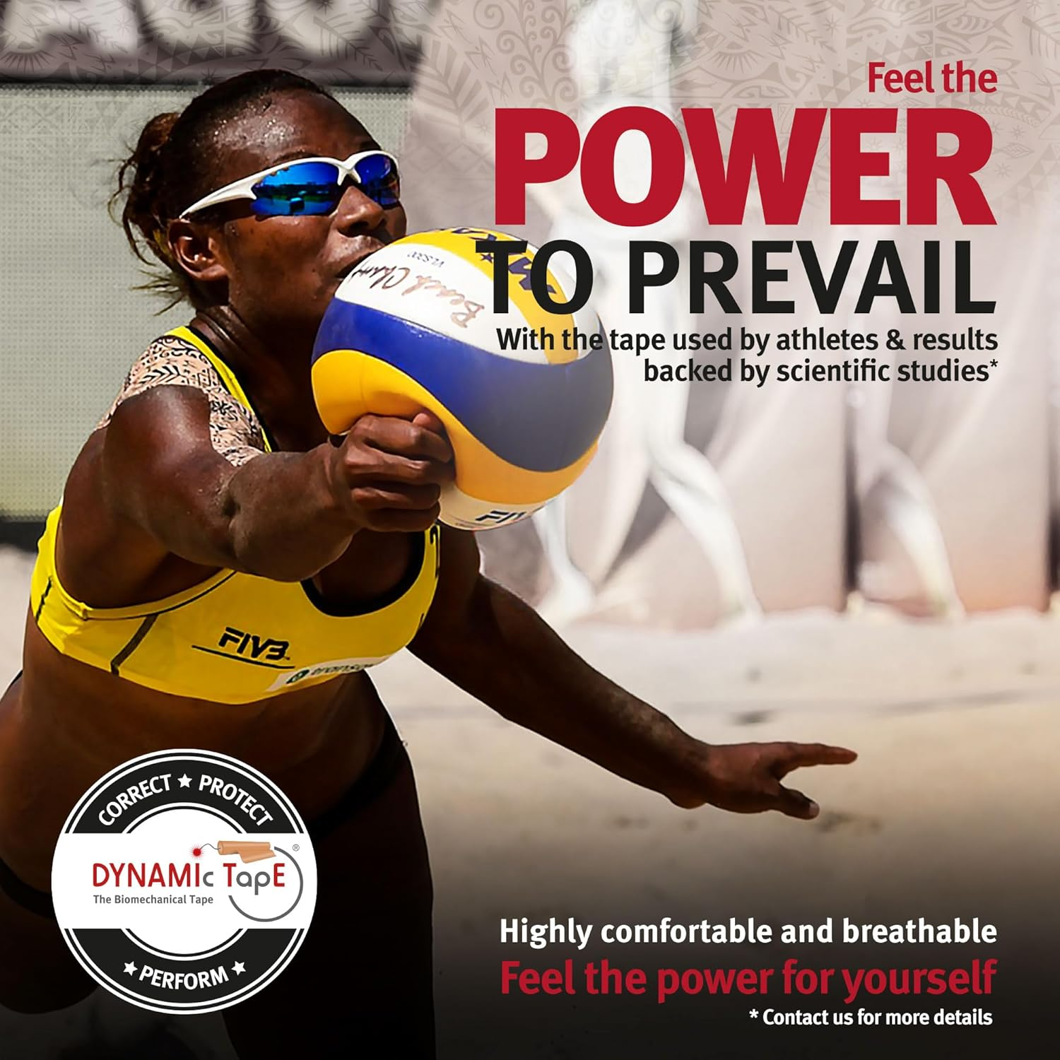 Dynamic Tape | Biomechanical Adhesive Tape | for Sports & Physio | Knee, Ankle, Elbow, Leg, Muscle Support | Black 5 Centimetres X 5 Metres Roll image number 6