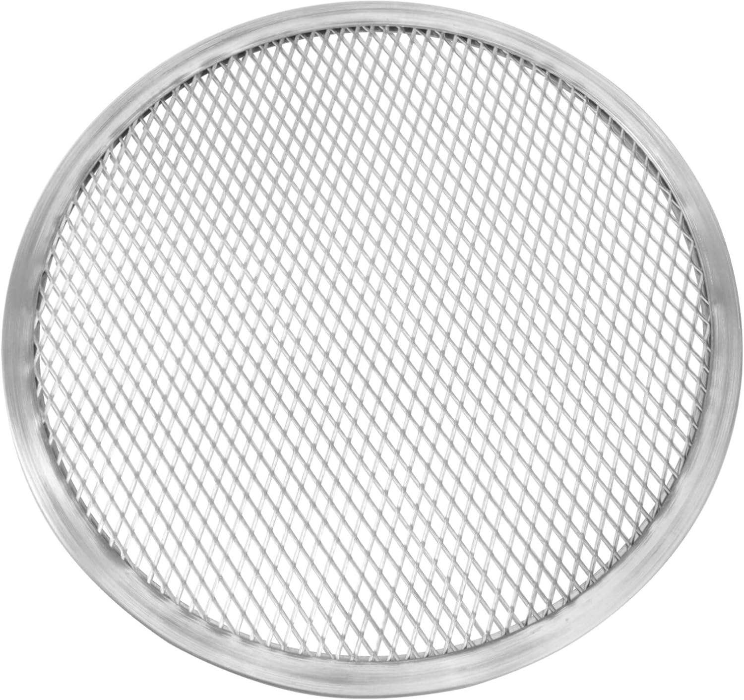 Luxshiny Non-Stick Aluminum Pizza Baking Tray Net with Perforated Design 13 Inch round Pizza Pan for Oven Home Restaurant Commercial Use