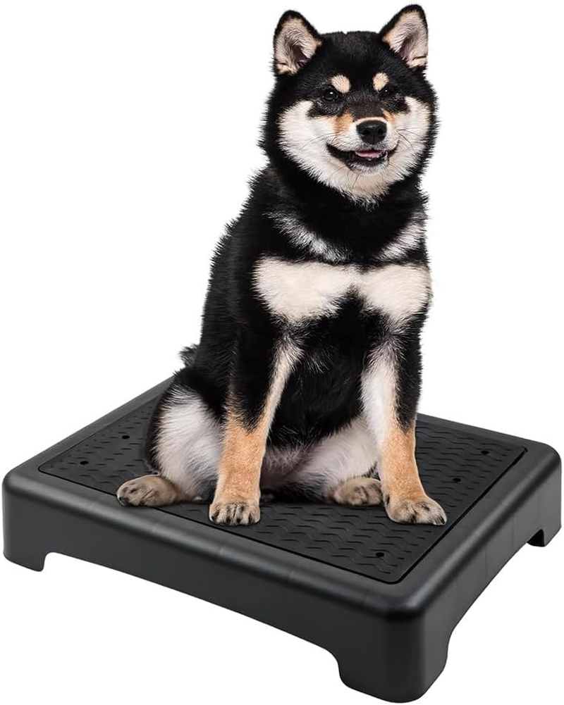 Non-Slip Dog Training Board, Dog Platform for Training, Stool Step Ladder, Stackable Plastic Dog Training Table, Dog Training Equipment for Small and Medium Dogs (Black) image number 4