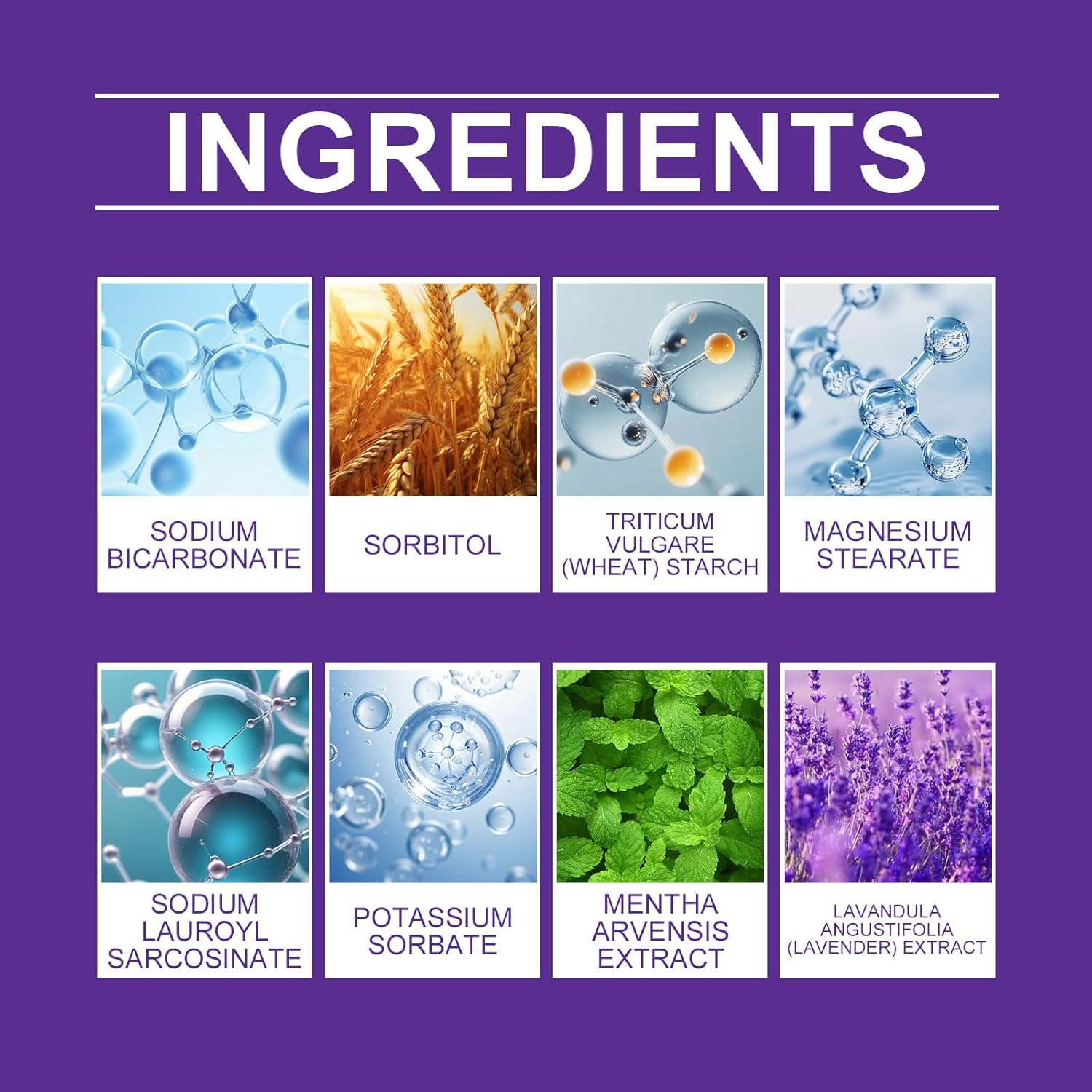 2025 New Teeth Restoration Mineral Powder Purple Natural Mineral Tooth Powder for Teeth Whitening Tooth Strengthening & Gum Care Fresh Breath image number 5