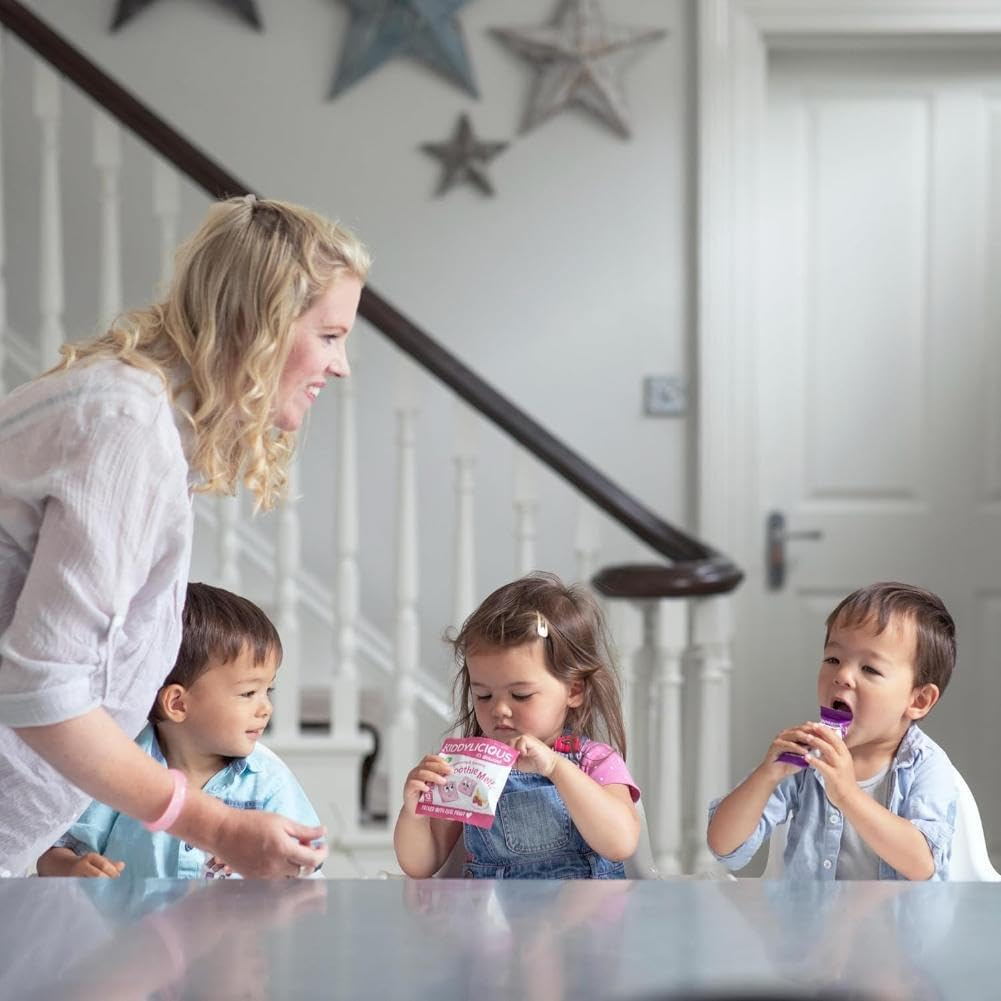 Kiddylicious - Smoothie Melts - Strawberry & Banana - 12+ Months - Real Fruit Kids Treat - 12G image number 2