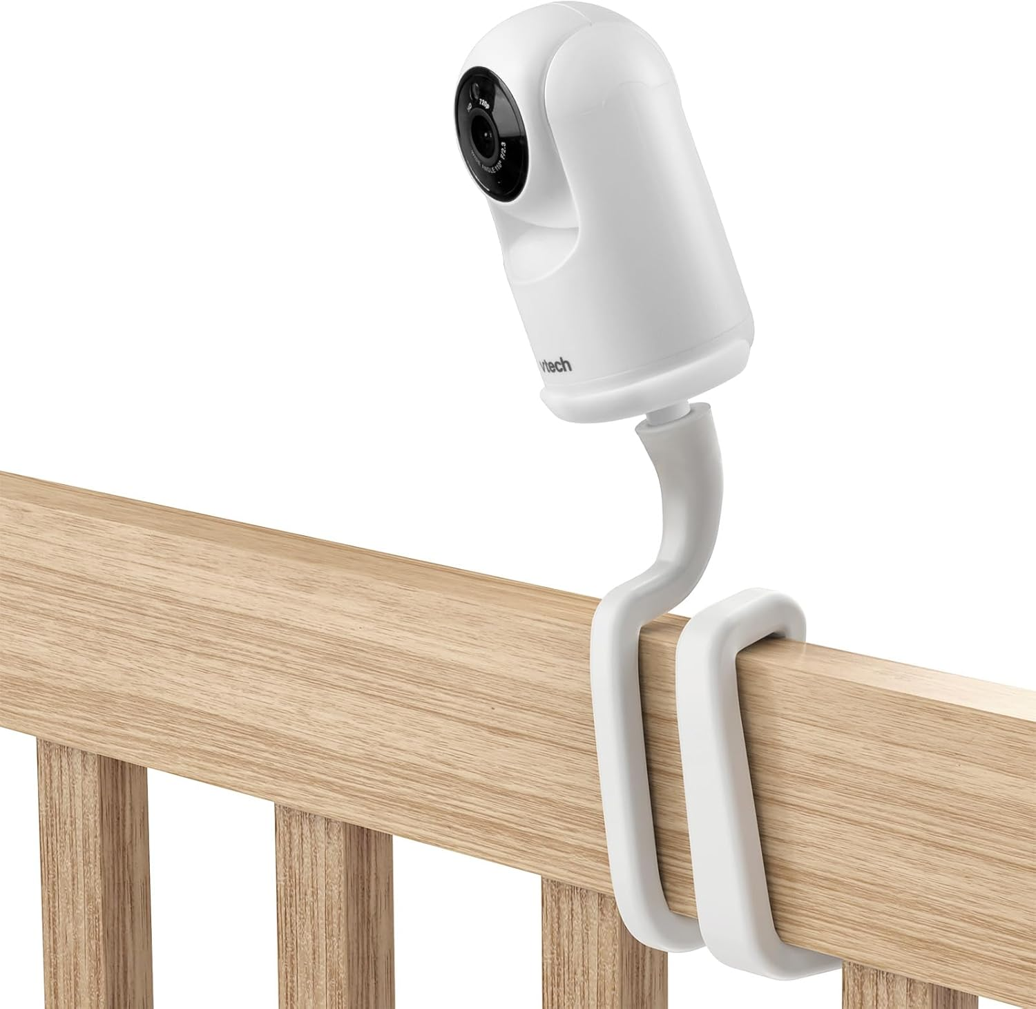 Clamp Mount/Flexibility Mount for Vtech Advanced HQ Max Baby Monitor - Adjustable 40Cm Metal Arm Bracket | Tool-Free Installation | Compatible with Cribs & Furniture (Flexible Mount) image number 3