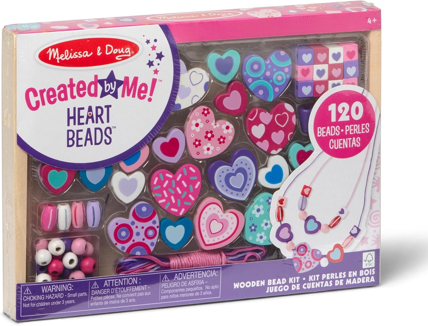 Melissa & Doug - Sweet Hearts Bead Set image number 2