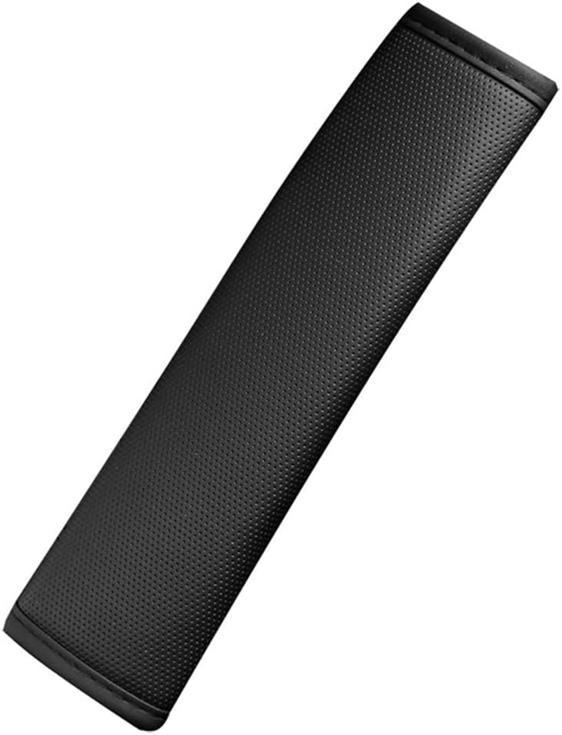 Leather Seat Belt Covers for Adults, Waterproof Car Seatbelt Shoulder Pad Guards against Sweat and Odor, Protects Your Neck and Clothes, 1 Pcs Black image number 5