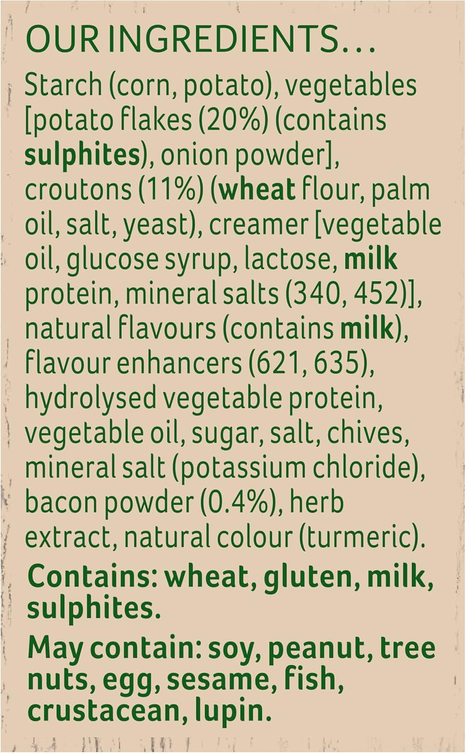 Continental Classics Creamy Potato & Bacon with Croutons Cup a Soup 50 G image number 1