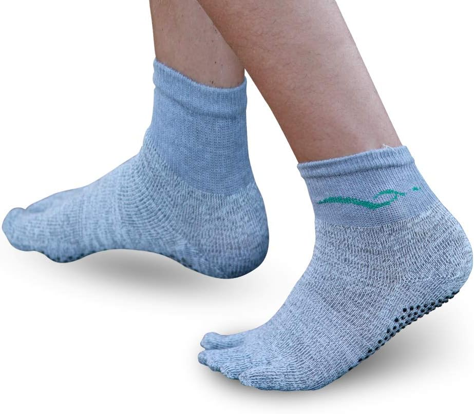 Parallaxx Barefoot Action Socks - Cut Resistant Socks for Foot Protection, Toe Socks for Men and Women - Ideal for Kiteboarding, Surfing, Running, and Outdoor Activities image number 1