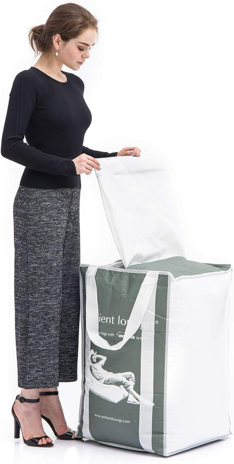 170Lt+ Ambient Lounge Bean Bag Filling. 50% Higher Density Beanbag Beads with Re-Usable Easyfill System image number 5