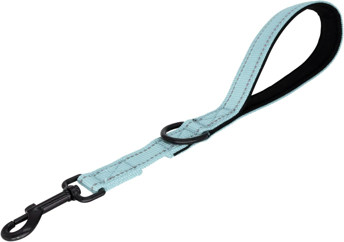 Giecoon Short Dog Leash, Reflective Traffic Leash with Padded Handle, 1 FT Nylon Training Leashes for Small Meidum Large Dogs, Orange