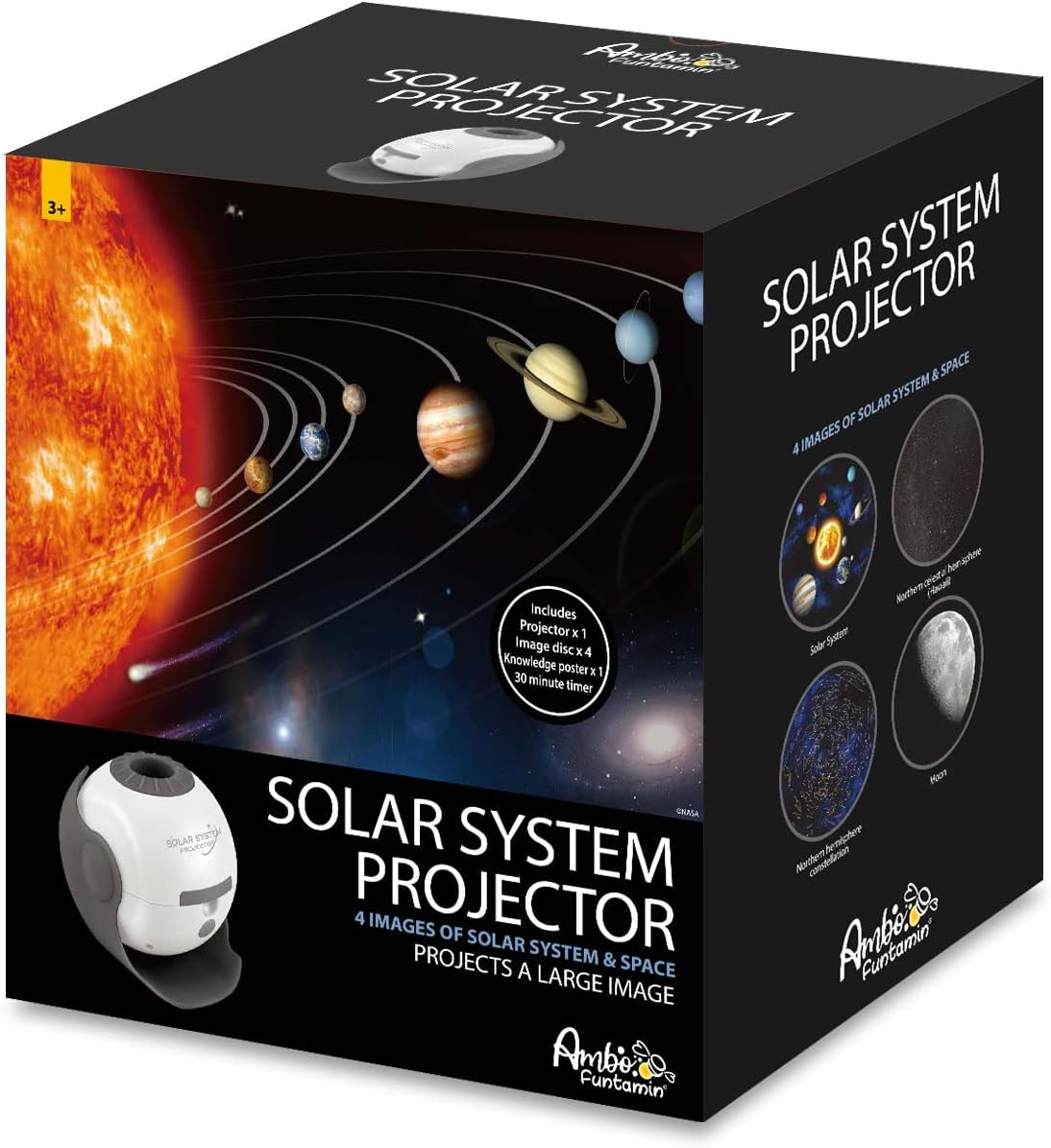 ASOLAP Solar System Projector over 20,000Pcs Stars Glow in the Dark Kids Wall Decors, Constellations, Starlight and Moonlight Projector Education Science Toys | STEM Toys image number 1