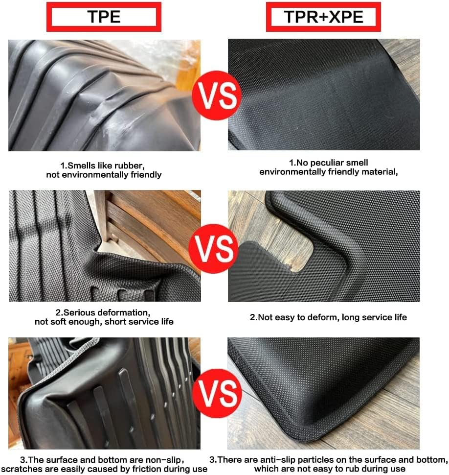 For BYD Sealion6 2025-2026 XPE 3D Floor Mats and Trunk Mats and Second Row Seat Back Mat Durable Noise-Reducing Rubber High Performance Waterproof Wrinkle Resistant and anti Slip(Au RHD 6 PCS) image number 3