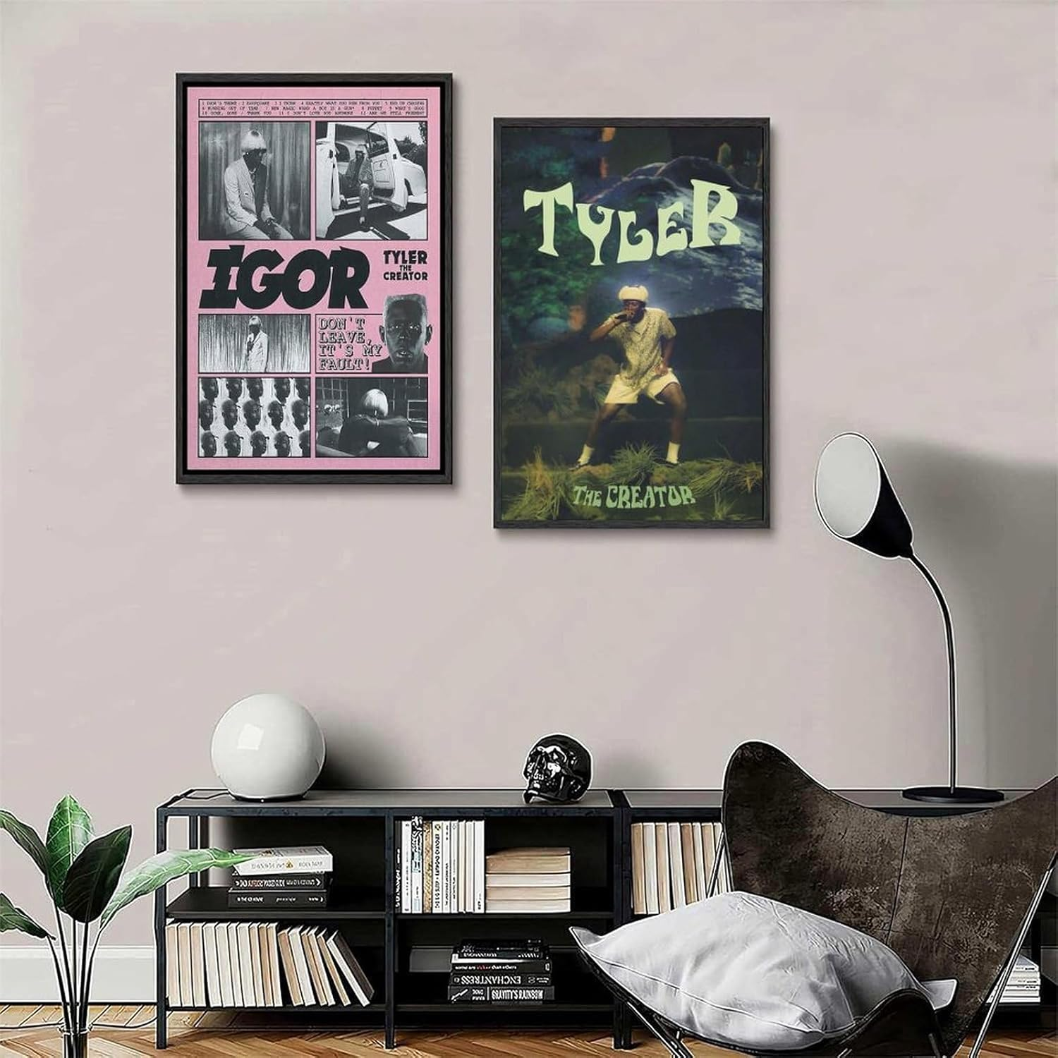 Music Tyler the Art Creator Canvas Poster Poster a Set of 2 Canvas Posters Room Aesthetic Festival Gift Family Bedroom Decor Wall Art Home16X24Inch(40X60Cm) Style image number 3