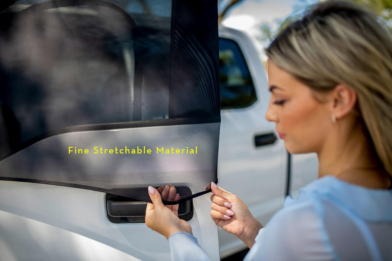 Large Suvs Compact Vans Front Window Screens for Camping Front Window Sun Shade Driver Side Window Bug Screen No Biting Bugs image number 4