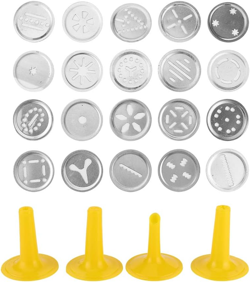 Cookies Press Maker Kit, Comprehensivepress Machine Set with 20 Molds & 4 Nozzles, Ideal for Baking & Decorating, Lasting Bakeware for Homemade Cookies, Ideal Kitchen Tool for Pastry image number 4