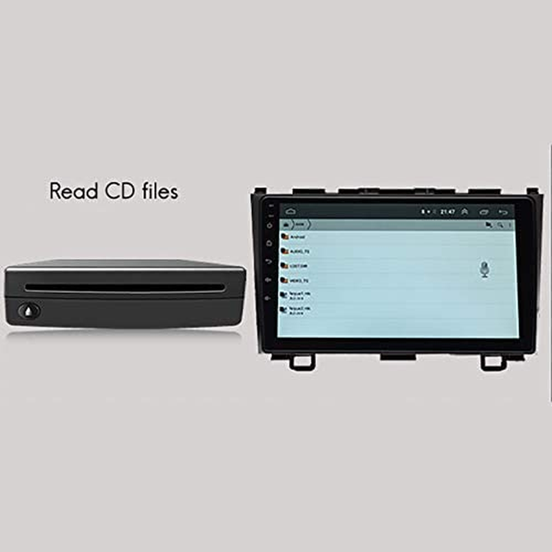 Black USB Interface Car SUV External Stereo Radio Dish Box CD/DVD Player for Android Interior Parts Car Radio