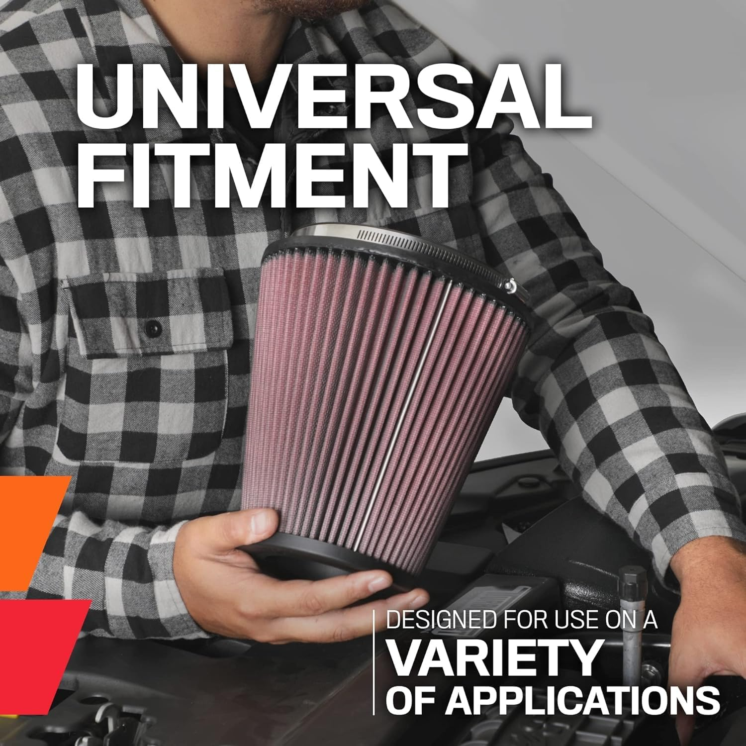 K&N RU-1780 round Clamp-On Air Filter for 1982 Honda ATC250R 250 image number 6