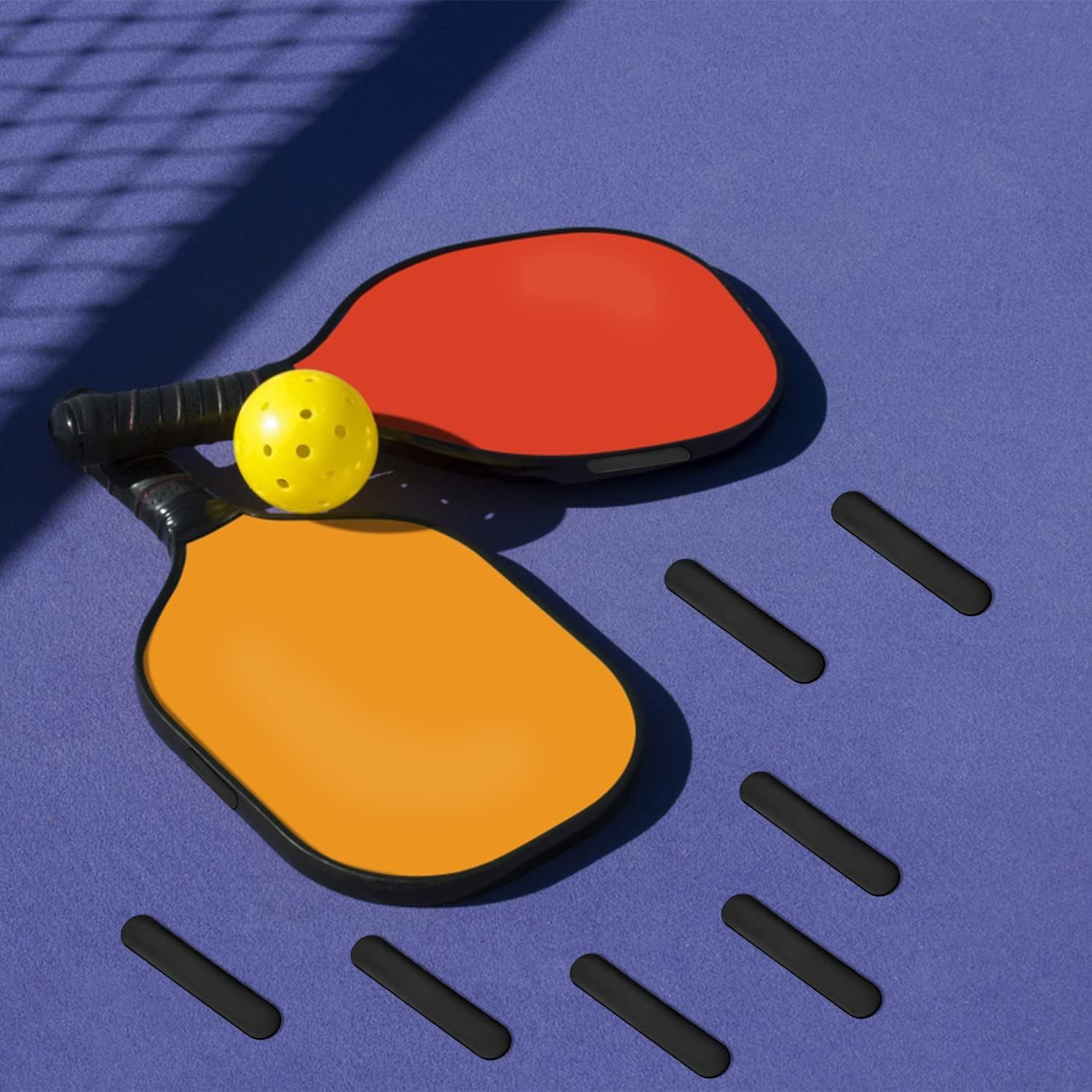 20 PCS Pickleball Lead Tape, Weighted 3G Pickleball Lead Tape, Adhesive Lead Tape Pickleball Accessory for Paddle Edge Guard, Paddle Edge Guard Increase Power and Swing Speed (Black) image number 3