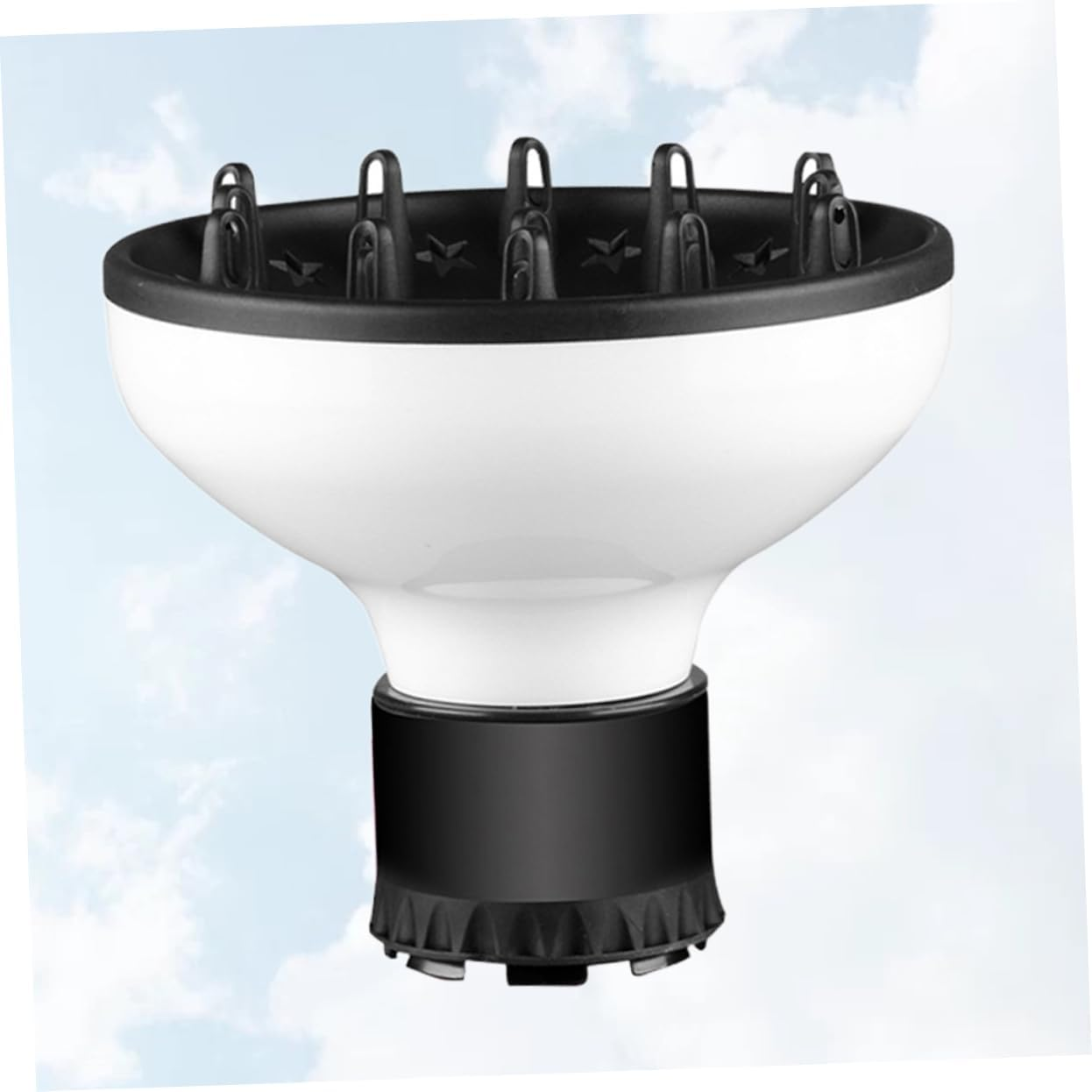 SAFIGLE Hair Dryer Nozzle Styling Hair Diffuser Attachment for Blow Dry Brush for Home and Salon Use image number 1