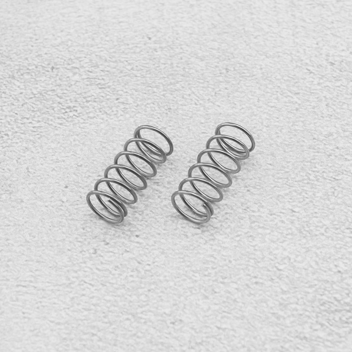 Emagtech 40PCS Compression Spring Stainless Steel Spiral Spring Extension Spring for Electrical Switches Household Appliances Automotive Switches Electronic Products image number 3