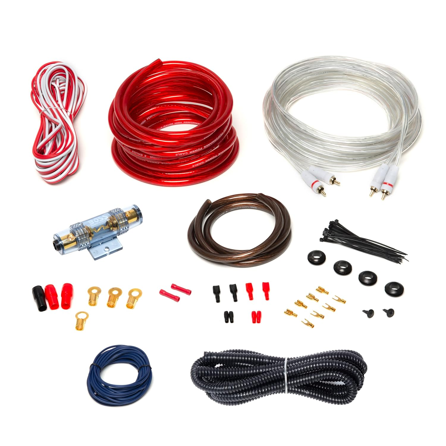 Boss Audio 4BK 4 Gauge Amplifier Installation Kit image number 1
