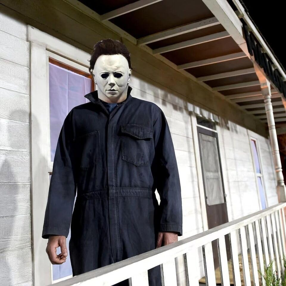 Boolavard Michael Myers Masks Halloween Horror Cosplay Costume Latex Props image number 4