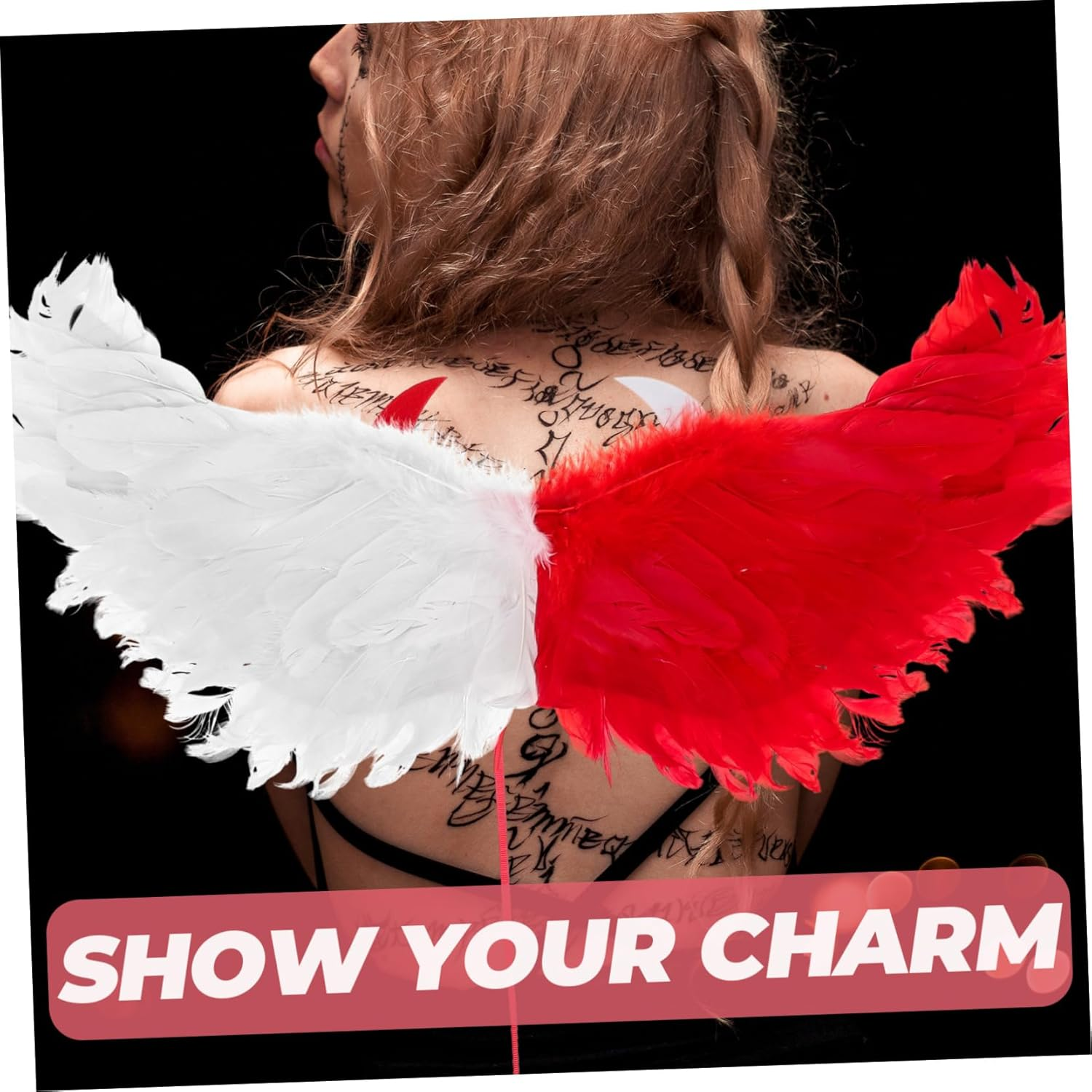 CHILDWEET 1 Set Halloween Costumes Wing Costume Party Wing Prop Party Costume Wing Prop Wing for Masquerade Wing Prop for Masquerade Wing Prop for Halloween Cosplay Headband image number 4