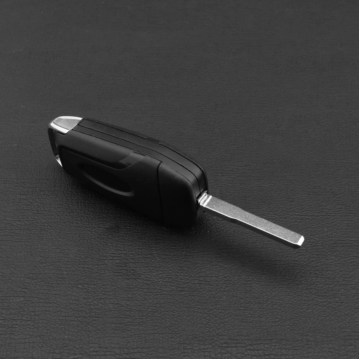 Ecsing 2 Button Remote Flip Key Shell Compatible with Ranger T6 2015-2019 Replacement Folding Remote Key Fob Case Cover Housing with Uncut Blade image number 4