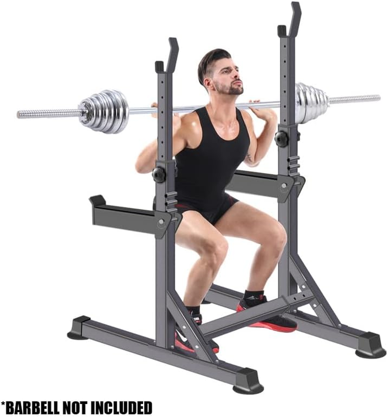 Home Gym Fitness Gym Equipment Adjustable Squat Rack with Dip Bars image number 1