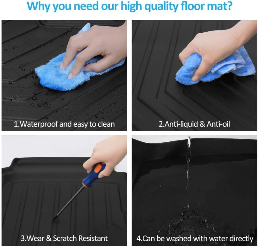 New 3D Custom Heavy Duty Reartrunk Cargo Mat Boot Liner Luggage Tray Fit BYD Atto 3 2022-2023 image number 2