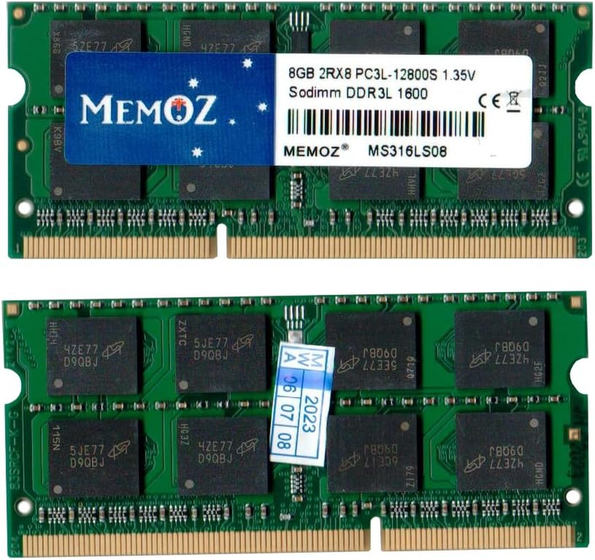 Memoz 8GB DDR3L 1600 Notebook PC3L 12800 Laptop Sodimm 204 Pin 5 Years Warranty RAM Memory image number 2