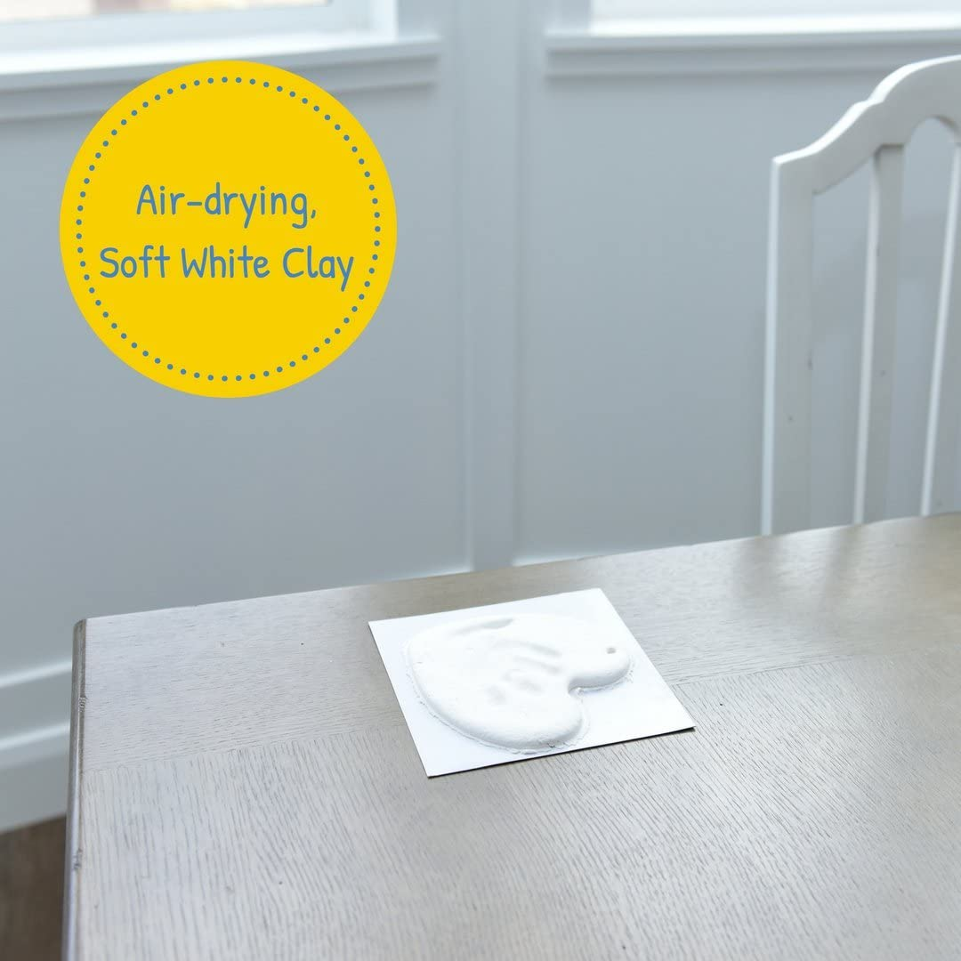 Baby Handprint & Footprint 2 Pack Air-Drying Clay Ornament Refills for Newborns & Infants to Make More Ornaments, Personalised Keepsake, Display on Room Wall, Nursery & Christmas Tree D&eacute;cor image number 2