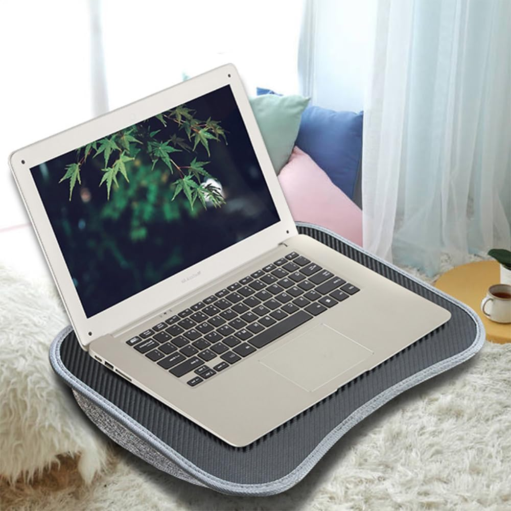 Lap Desk,Portable Lap Desk with Handle,Writing Padded Tray,Laptop Stand,Tablet Computer Desk,Lazy Bed Table,Tablet Stand,For Bed, Sofa, Car,Travel image number 5