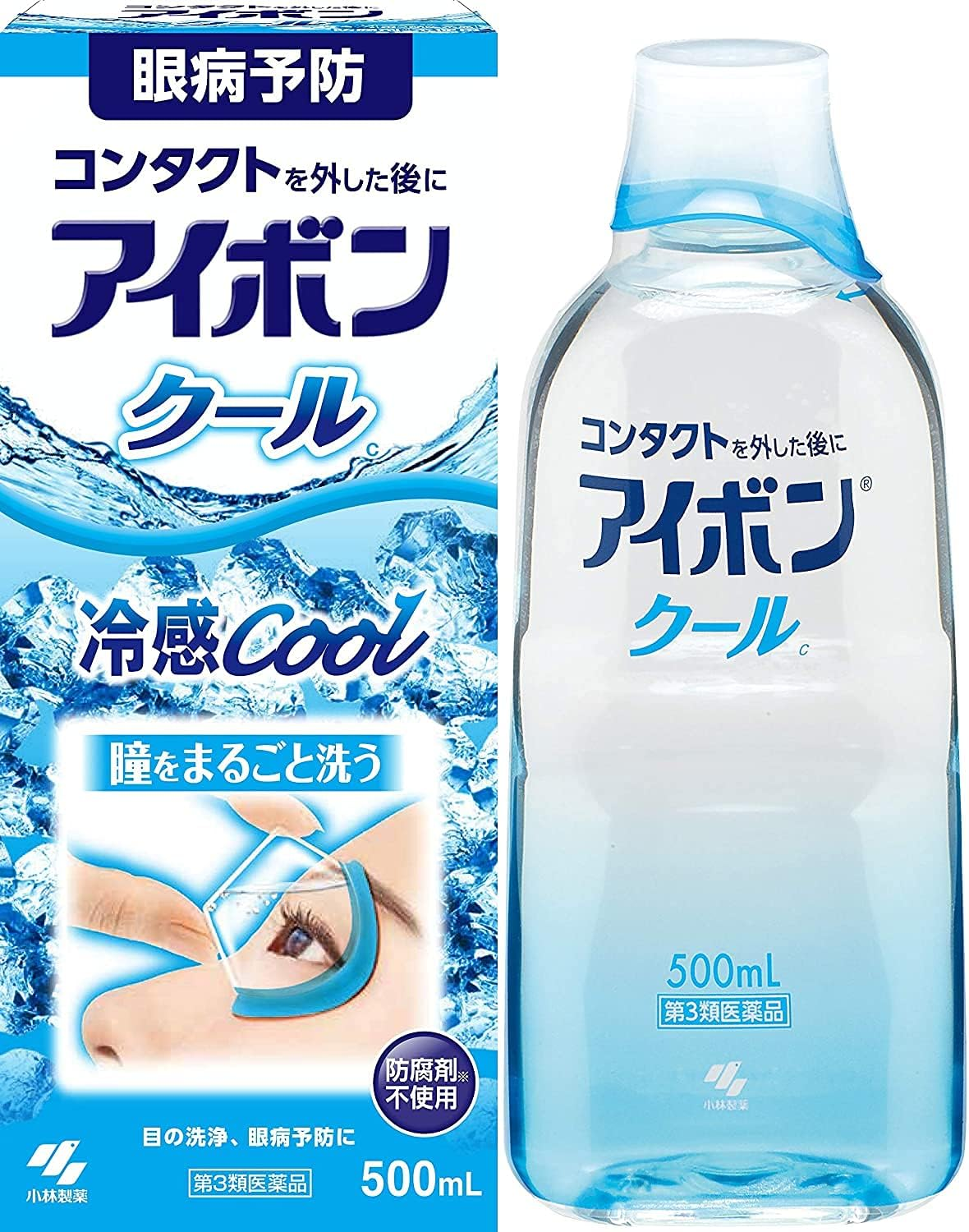 Seoul Japanese Popular Eye Wash Liquid EYEBORN Eye Disease Prevention, Eyeball Cleaning/Traveling to Japan Drug Store Purchase Essentials/Delivery from Japan (Cool) image number 6