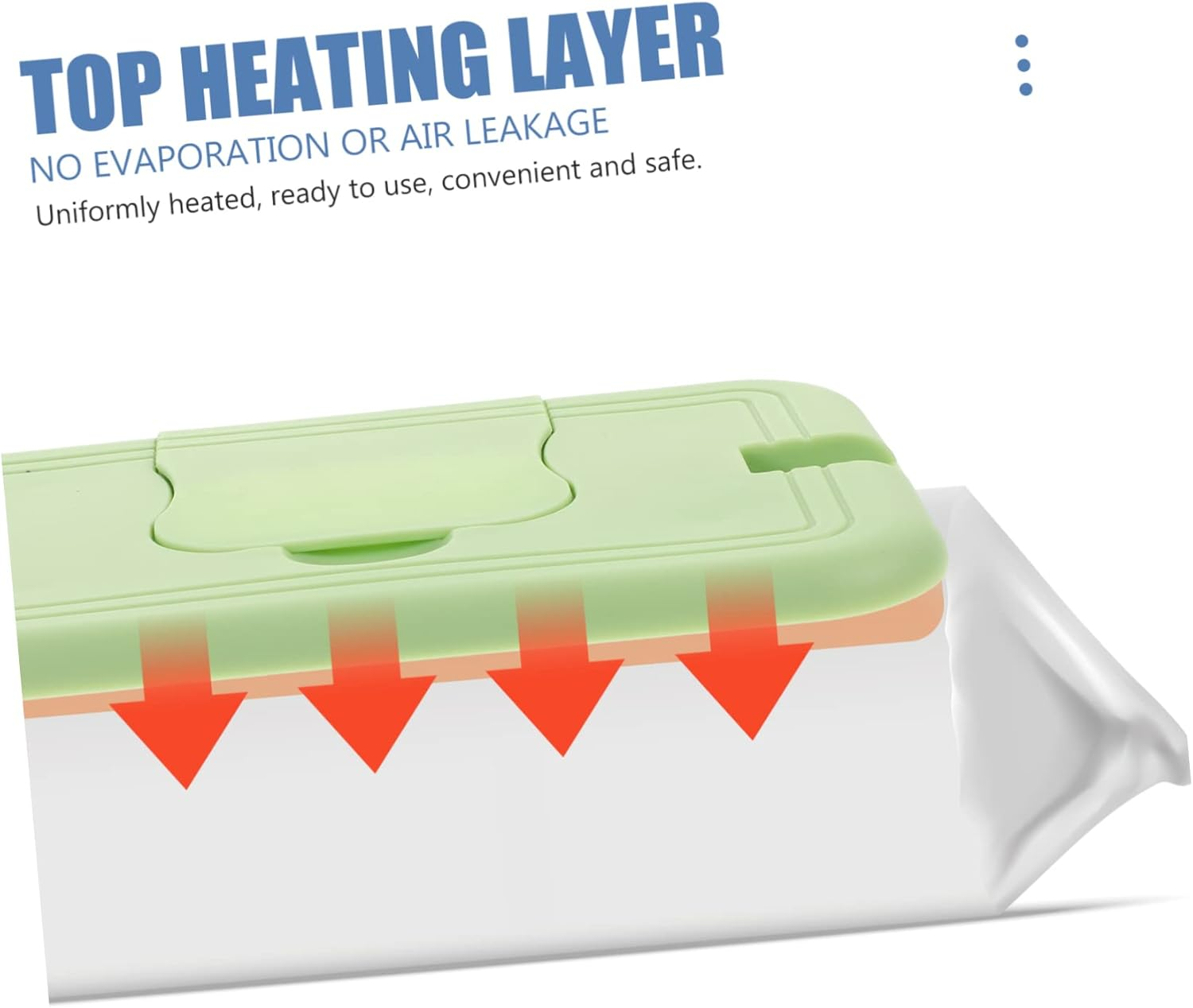 LABRIMP Baby Wipe Warmer Portable Green Wet Tissue Heater Insulation for Newborns, Convenient Baby Wipes Heater for Home and Travel image number 5