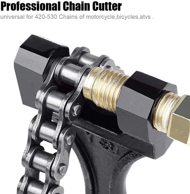 AIMALL Heavy-Duty Chain Breaker Tool | Splitter Cutter for Motorcycle and Bike Chains | Compatible with #420, #428, #520, #525, and #530 Chains image number 5