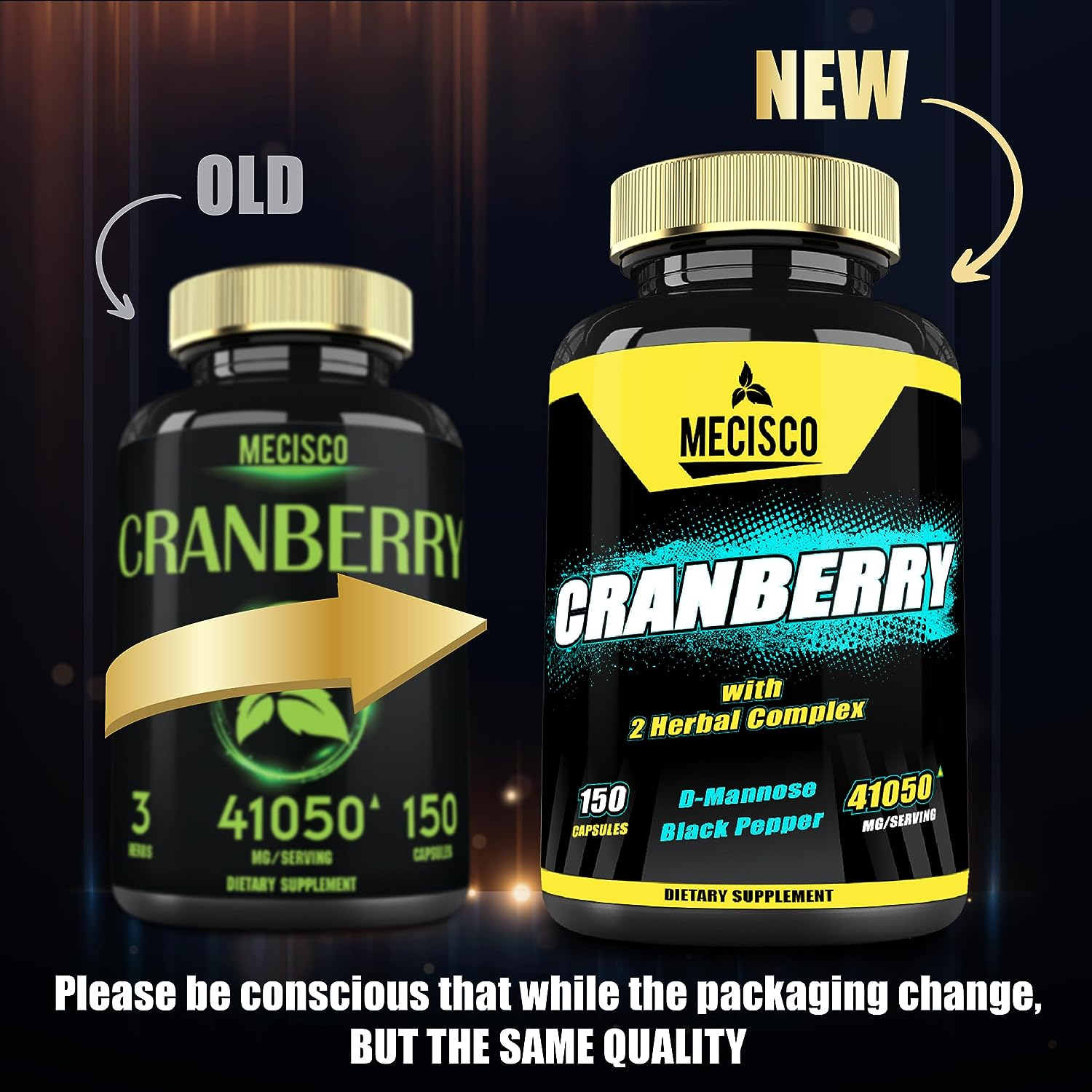 Cranberry Supplement for Womnen - 5-Month Supply - Blended with D-Mannose and Black Pepper - 150 Vegan Capsules image number 6