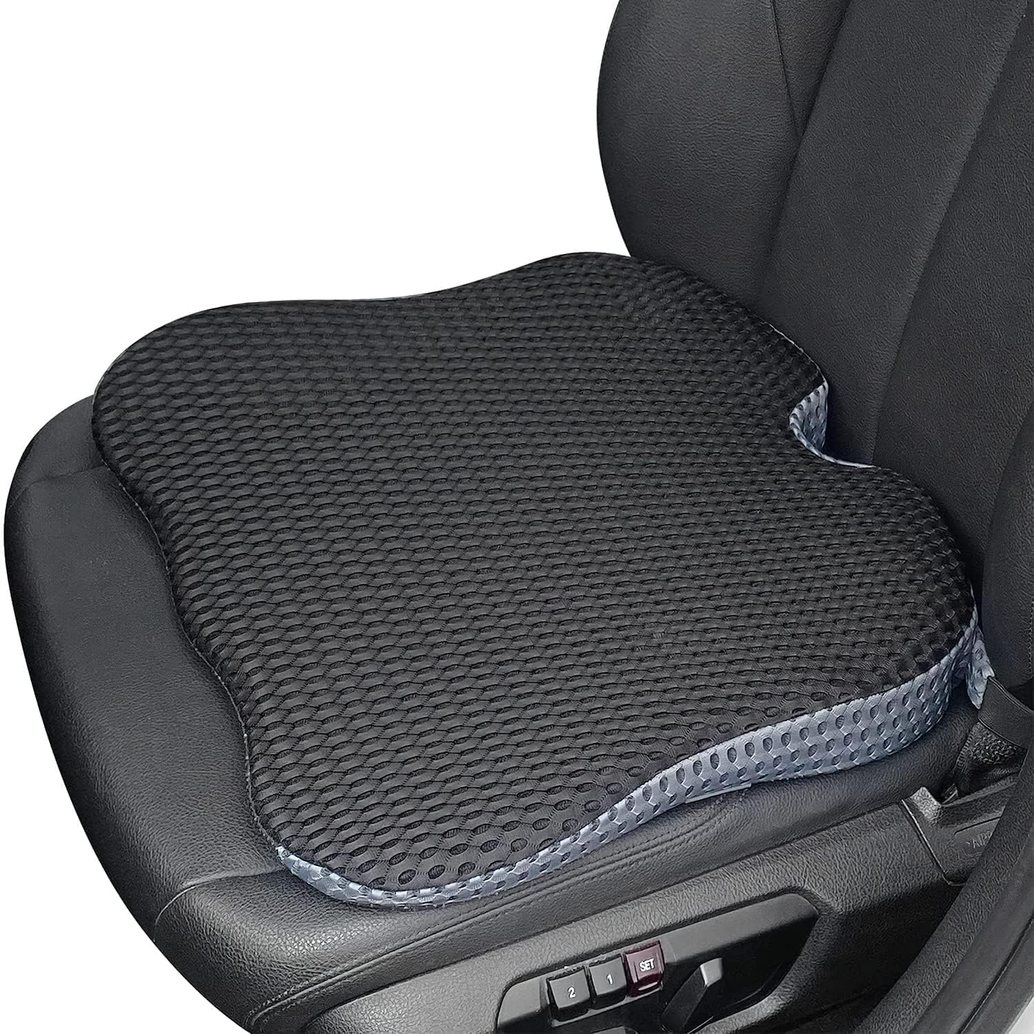Car Seat Cushion Memory Foam Wedge Seat Cushion, Chair Cushion, Seat Cushion for Office Chair, Booster Seat Cushion for Car, Memory Foam Car Seat Cushion (Booster Seat Cushion) image number 3