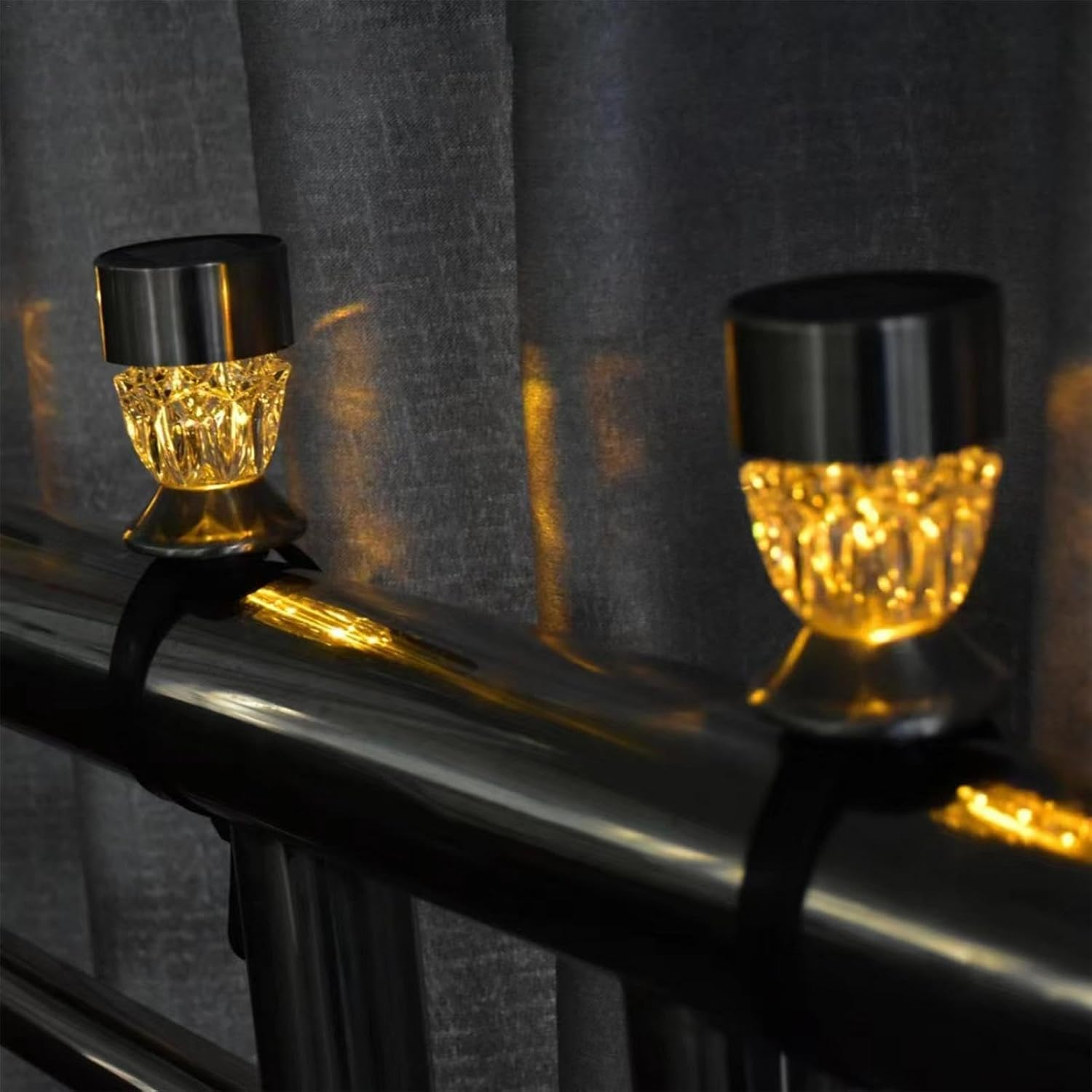 Solar Framed Pool Light | Led Fence above Ground Pool Lights - Framed Pool Solar Lighting, Frame Pool Night Lamp Outdoor Decor - Warm Light image number 3