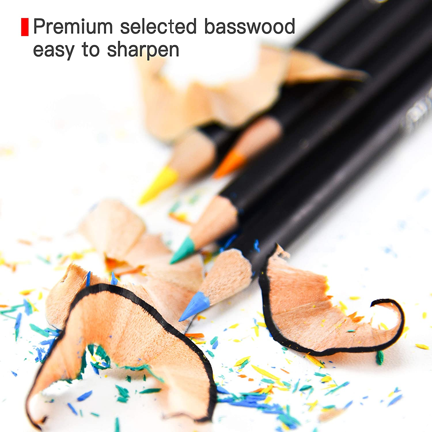 Orionstar Colored Pencils Set of 120 Colors with Zipper Case for Adult Artist Beginner, Vibrant Numbered Pencil with Premium Soft Core for Professional Drawing Art, Sketching, Shading, Coloring Book