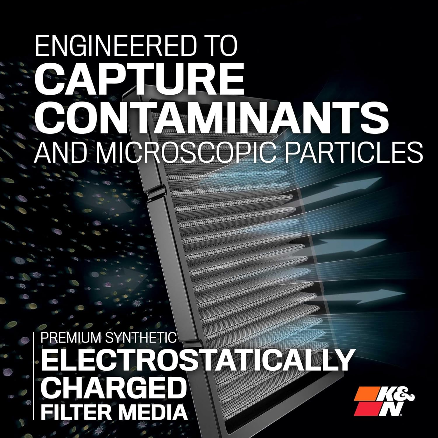 K&N VF2063 Cabin Air Filte for 2022 Nissan Patrol 4.0L V6 Gas image number 3