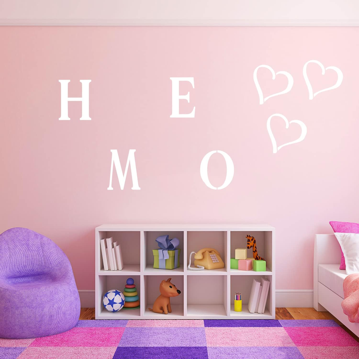 AIEX 27Pcs Stencils, 6 Inch Reusable Plastic Stencils for Painting on Wood Letters and Numbers Stencils Alphabet Stencils for Wall Art Drawing Craft DIY Writing image number 3