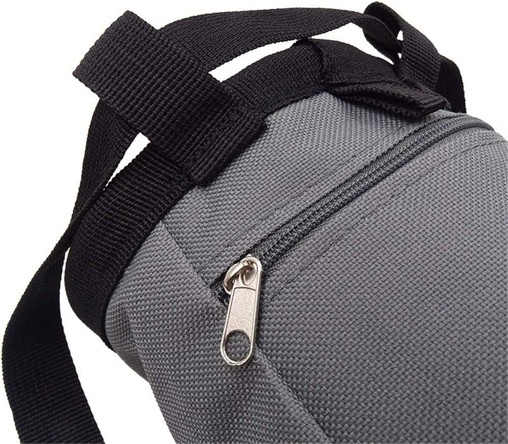 Rock Climbing Chalk Bag with Belt and Zipper Pocket for Fitness Gym Weight Lifting Hunting Bouldering Magnesium Sack image number 4