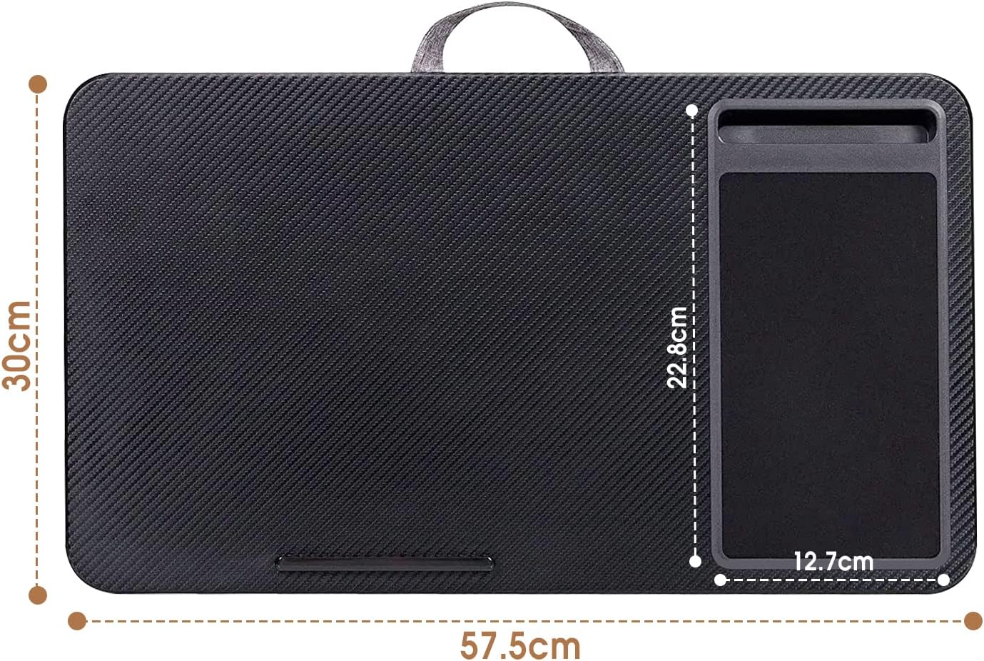 Clevinger Home Office Lapdesks, Multi-Purpose Extra Large Lap Laptop Desk with Mouse Pad and Phone Holder for Notebook/Macbook/Tablet, Sofa Bed Working Writing Drawing Fit up to 17.3-Inch Laptops image number 6