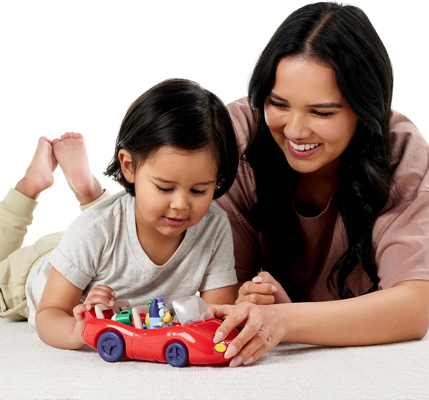 Bluey Vehicle and Figure Pack, Bluey'S Escape Convertible with 6.3Cm Exclusive Bluey Figure, 4 Accessories and Sticker Sheet. image number 1