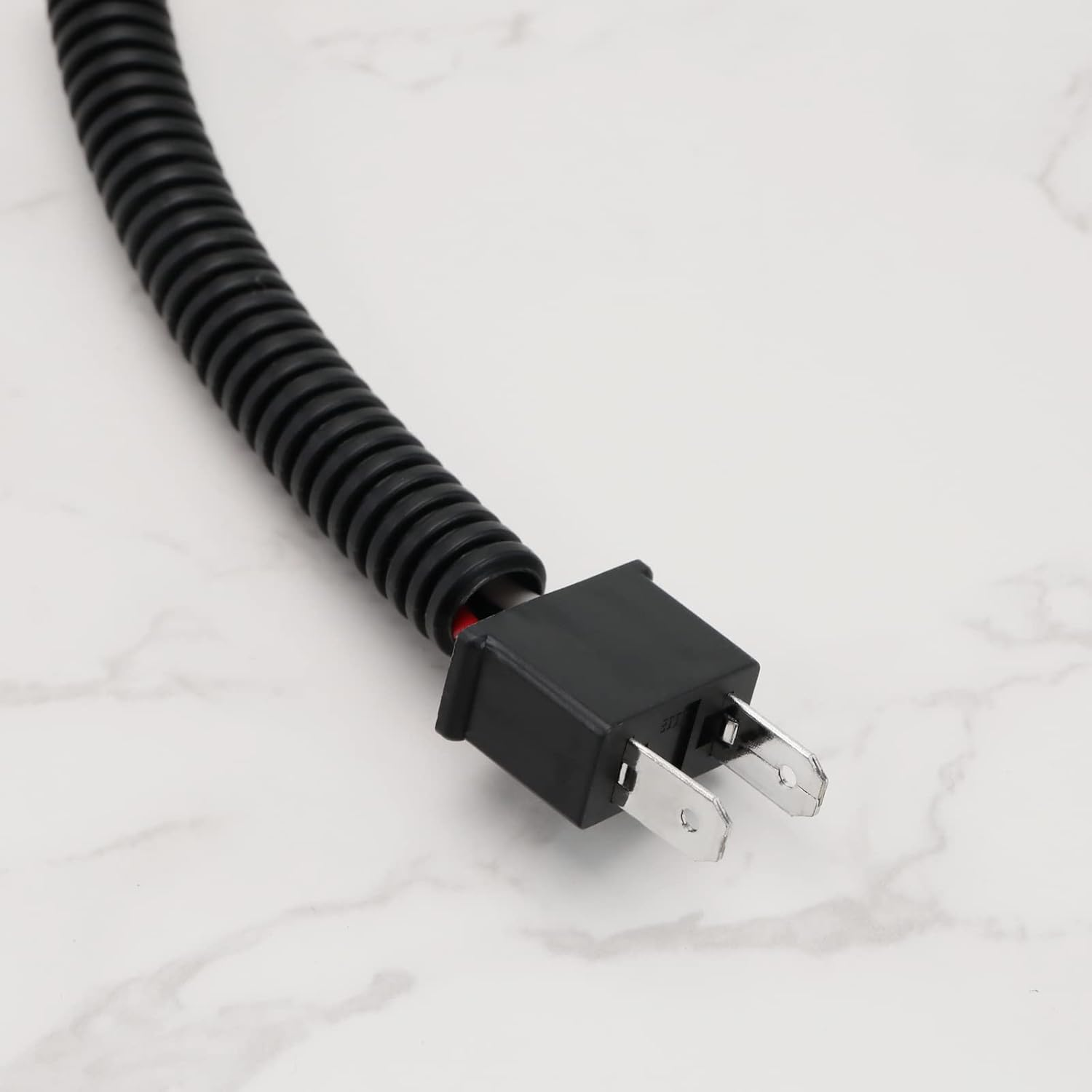 Emsea 2PCS H7 Car Headlight Adapter Fog Light/Plug Extension Connector Ceramic Adapter Cable Wiring Harness Socket for Headlights/Fog Light Bulbs HID LED/SMD image number 2