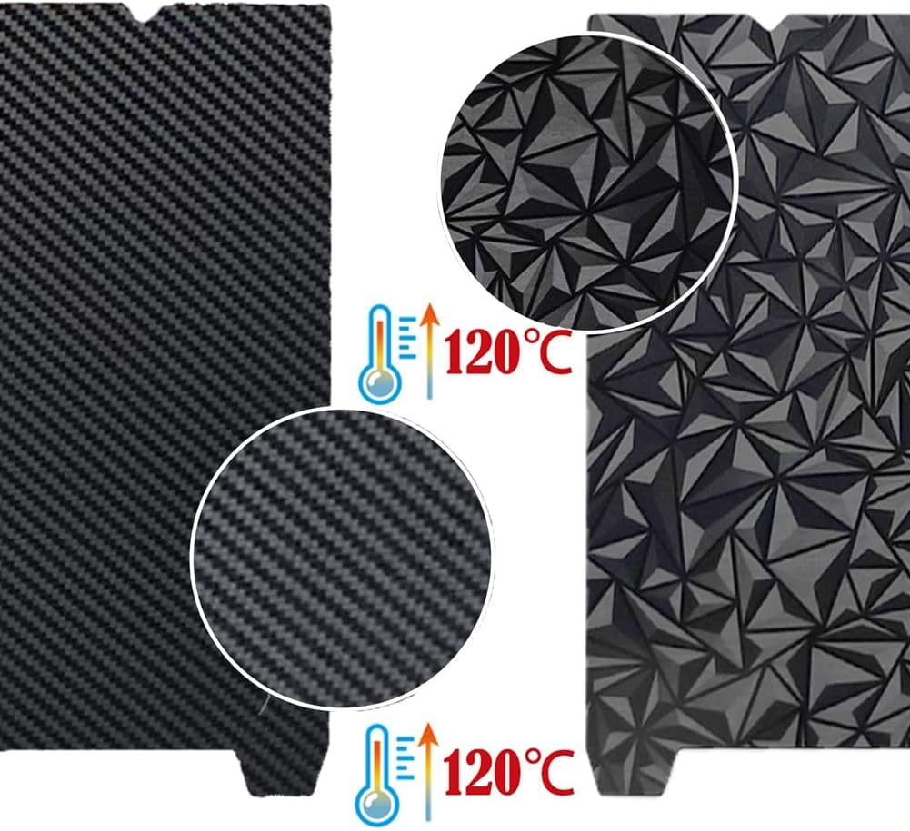 H1H 3D Printer Platform K1 K1C Sheet 235X235M,Smooth H1H Build Plate Spring Steel Print Bed,D image number 4