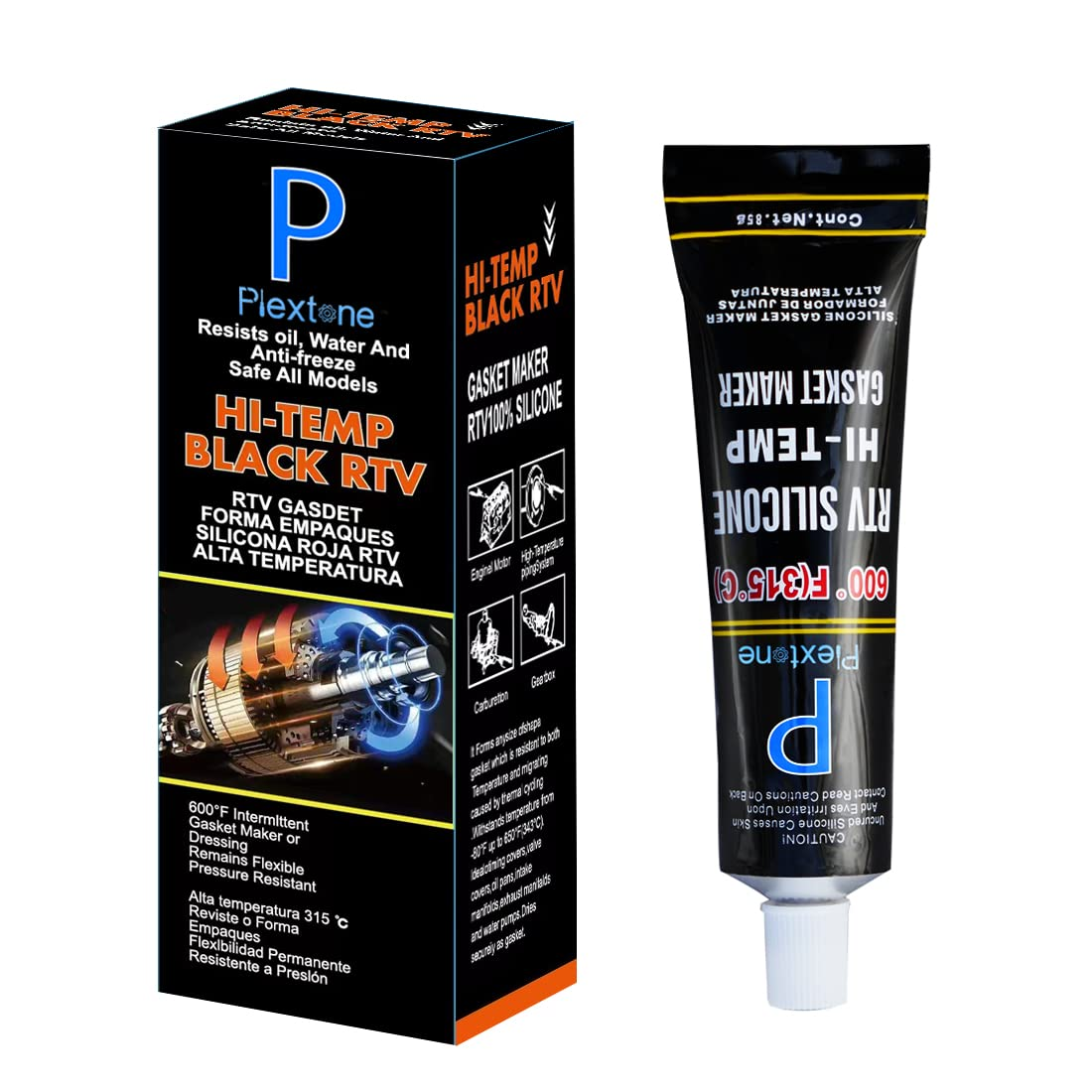 Silicone Engine Repair Gasket Seal Maker High Temperature Heat Resistant from -80&ordm;f to 600&ordm;f image number 5